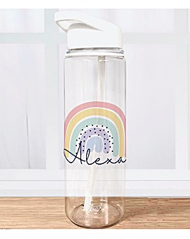 Personailsed Rainbow Water Bottle