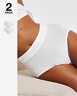 Sloggi 2Pack Double Comfort Cotton Maxi Knickers White