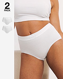 Sloggi 2Pack Double Comfort Cotton Maxi Knickers White