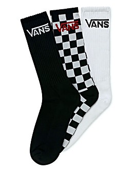 VANS Classic Crew 3 Pack Socks