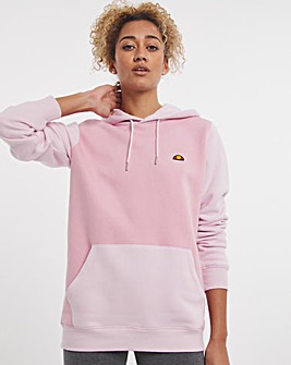 ellesse moletom com capuz damen pink