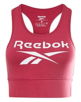 Reebok Big Logo Cotton Bralette