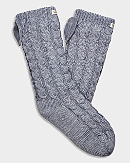 Ugg Lila Bow Fleece Lined Socks