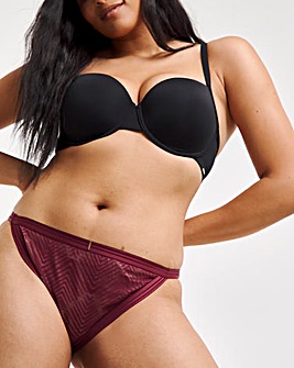 Freya Tailored Knicker Dark Cherry