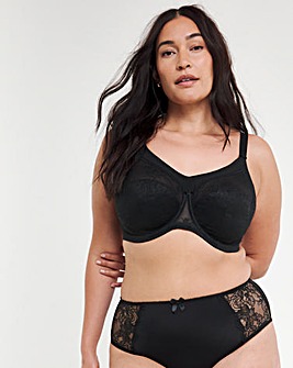 Goddess Verity Full Cup Wired Bra Black