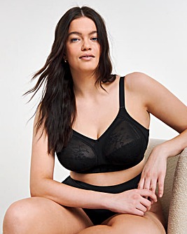 Goddess Verity Full Cup Non Wired Bra Black