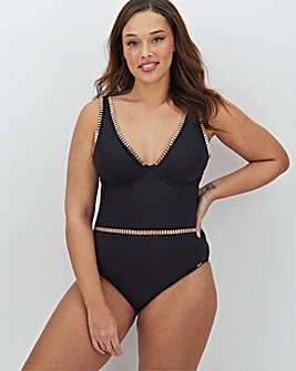 Figleaves Curve Maui Plunge Underwired Swimsuit