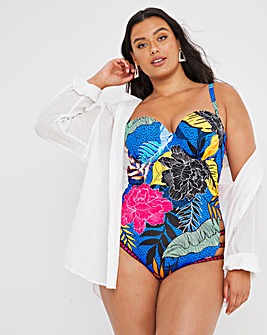 Figleaves Curve Miami Tropical Underwired Multiway Swimsuit