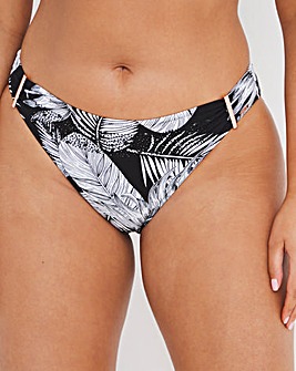 Figleaves Curve Tahiti Palm Print Bikini Bottoms