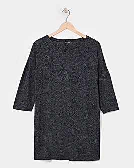 Soft Touch Pocket Longline Top