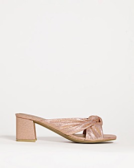 Joanna Hope Knotted Mule Sandal Extra Wide EEE Fit