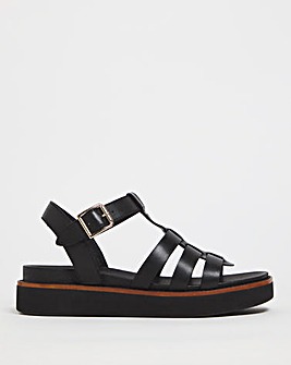 Leather Fisherman Sandals E Fit