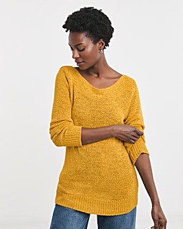 YELLOW TAPE YARN TUNIC