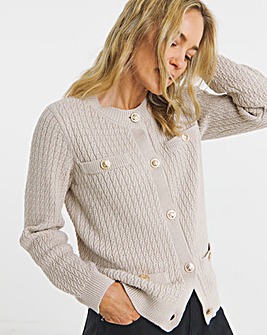 Heavyweight Cable Cardigan