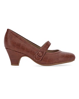 Mary Jane Bar Shoes Wide E Fit