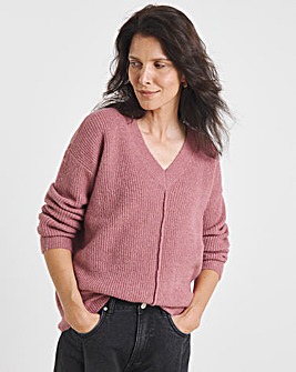 Rose V Neck Jumper