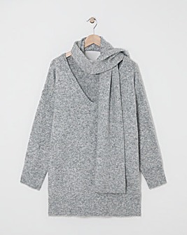 Grey Tunic And Scarf