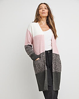 Edge to Edge Ombre Striped Cardigan