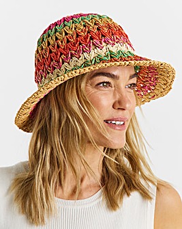 Multi Crochet Bucket Hat