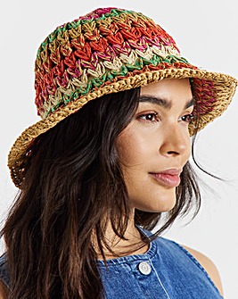 Multi Crochet Bucket Hat