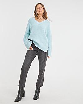 Blue V Neck Tunic