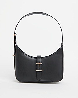 Buckle Detail Shoulder Bag