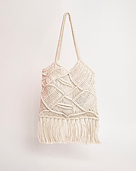 Macrame Tote Bag