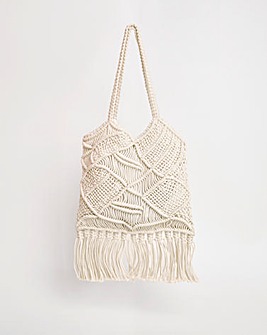 Macrame Tote Bag