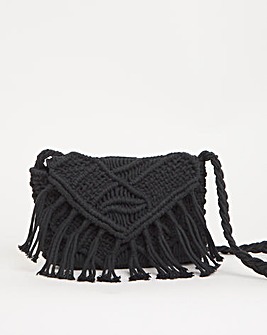 Macrame Crossbody Bag