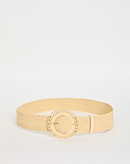 Natural Raffia Belt