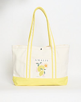 Lemon Canvas Tote Bag