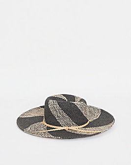 Mono Swirl Sun Hat