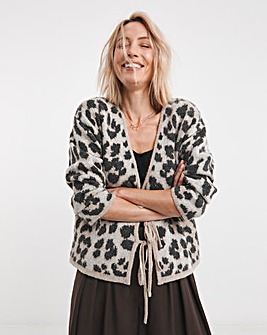 Animal Print Cardigan