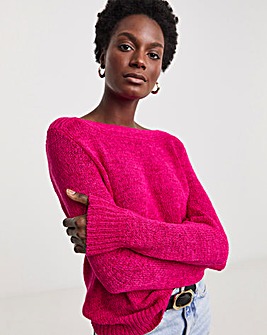 Pink Tape Yarn Jumper