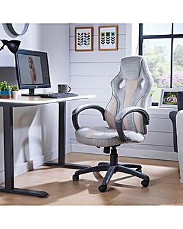 X Rocker Maverick Office Gaming Chair - Grey