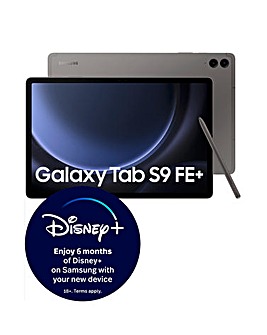 Samsung Galaxy Tab S9 FE+ 12.4in 128GB WiFi Tablet - Grey