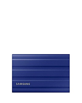 Samsung SSD T7 Shield USB 3.2 Gen 2 1TB Portable Hard Drive Blue