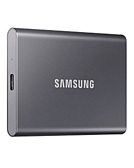 Samsung T7 SSD USB 3.2 External 1TB Portable Hard Drive - Grey