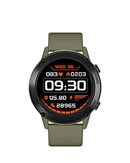 Reflex Active Series 18 Khaki Smart Watch With Built-In GPS