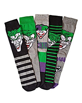 Mens 5pk Joker Sock