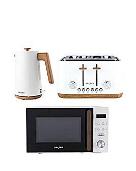 Salter Toronto Kettle, Toaster and Microwave