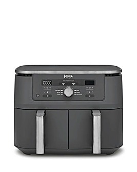 Ninja MAX 6-in-1 Dual Zone Air Fryer 9.5L DZ400UK Gun Metal Grey