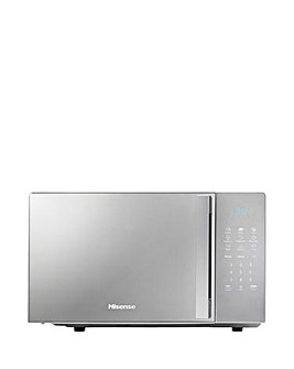 Hisense H20MOMSS4HGUK Mirror Silver Microwave 20L