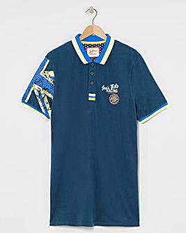 Joe Browns Union Jack Sleeve Polo Long