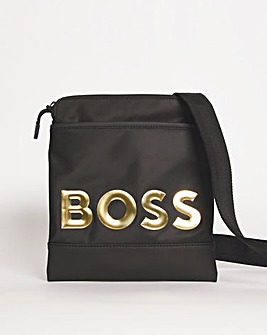 Boss Black & Gold Cross Body Bag