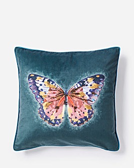 Julipa Embroidered Butterfly Cushion