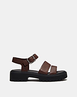 Timberland Stone Street Dark Brown Full Grain Sandals
