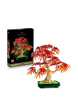 LEGO Botanicals Japanese Red Maple Bonsai Tree Plant Decor Building Kit 10348