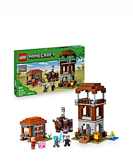 LEGO Minecraft The Pillager Outpost and Ravager, Village Building Toy 21278