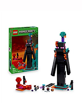 LEGO Minecraft The Enderman Tower Building Toy for Kids, Gamer Gift 21279